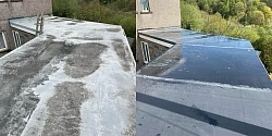 Epdm flat roof