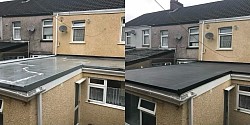 Epdm flat roof