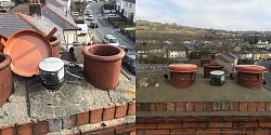 Chimney re-cap and pointing along with chimney pot cowls