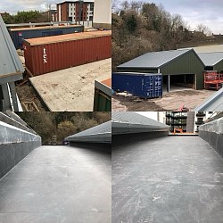 Site of 16 Comercial Epdm flat roofs High Wycombe