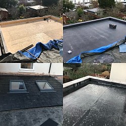 New extension roofs